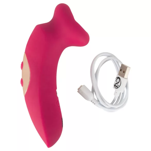 You2Toys Oral Fun - stymulator łechtaczki ssąco‑lizący (różowy)
