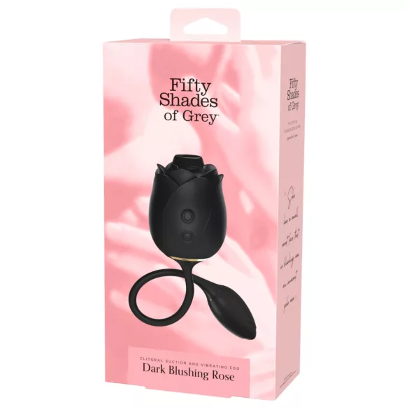 Pięćdziesiąt twarzy Greya Dark Blushing Rose - stymulator łechtaczki, wibrujące jajeczko