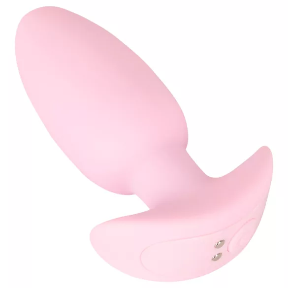 Cuties Mini - wibrujący korek analny - silikon różowy