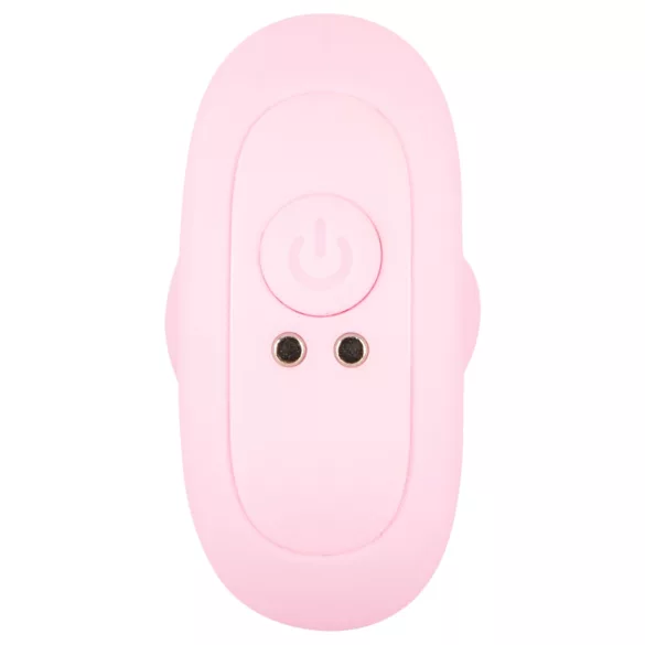 Cuties Mini - wibrujący korek analny - silikon różowy