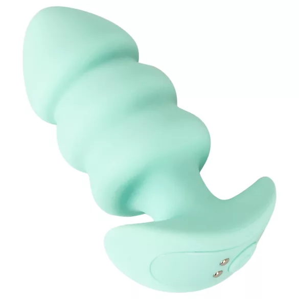 Cuties Mini - korek analny z wypustkami - zielony