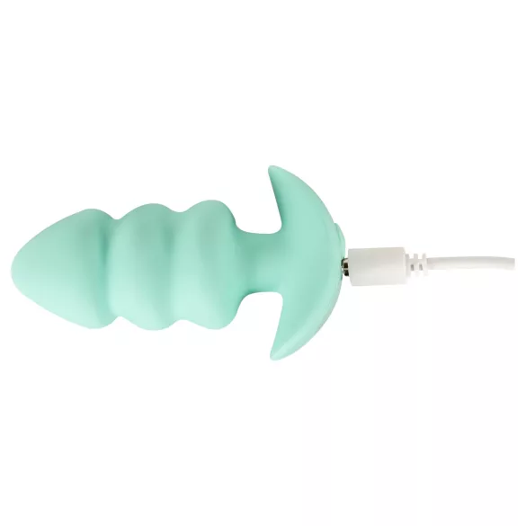 Cuties Mini - korek analny z wypustkami - zielony
