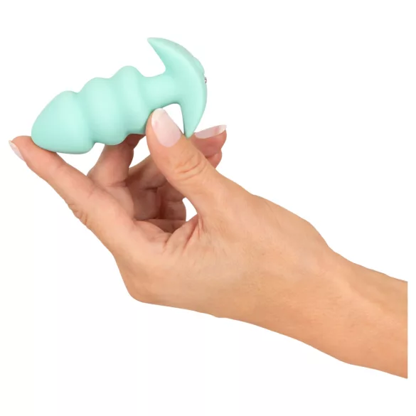 Cuties Mini - korek analny z wypustkami - zielony