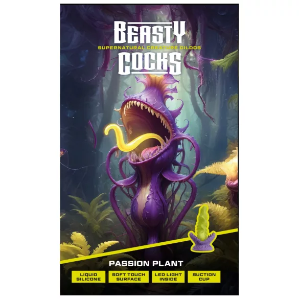 Beasty Cocks - dildo świecące w ciemności - zielony