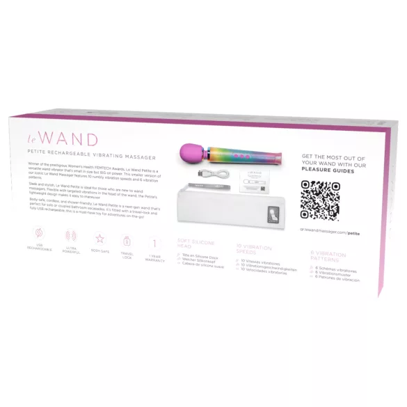 le Wand - masażer wibracyjny - tęczowy