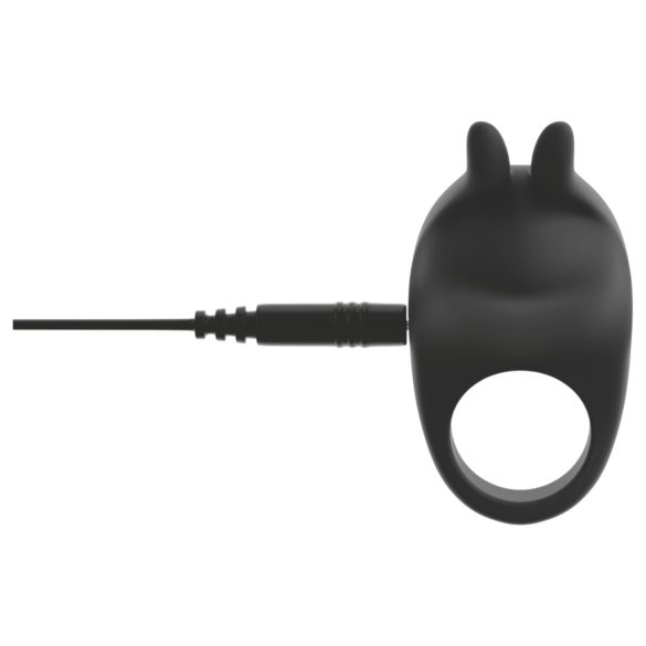 Couple Choice - pierścień na penisa i wibrator do punktu G - silikon szary