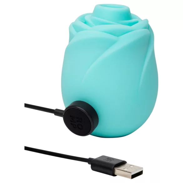 ROMP Rose Glow - stymulator łechtaczki z falami powietrznymi (niebieski)