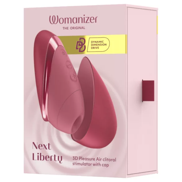 Womanizer Next Liberty - bezdotykowy stymulator łechtaczki na fale powietrzne (czerwony)