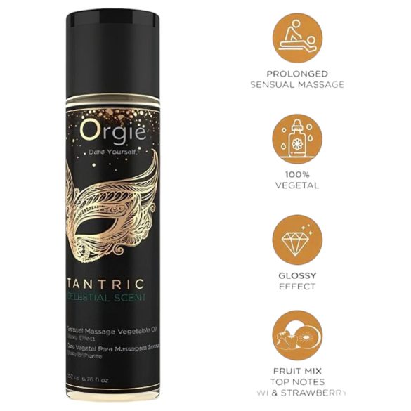 Orgie Tantric Celestial - olejek do masażu erotycznego - zmysłowy - 200ml