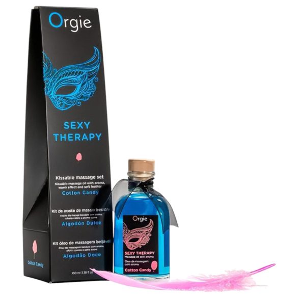 Orgie Sexy Therapy - zestaw olejków do masażu - wata cukrowa