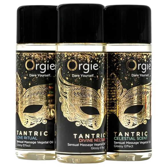 Orgie Tantric - Zmysłowy zestaw olejków do masażu (3x30ml)