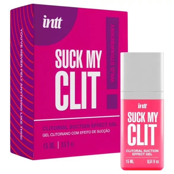 Intt Suck My Clit - żel stymulujący łechtaczkę dla kobiet - truskawkowy (15 ml)