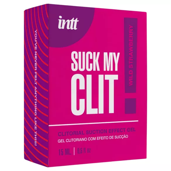 Intt Suck My Clit - żel stymulujący łechtaczkę dla kobiet - truskawkowy (15 ml)