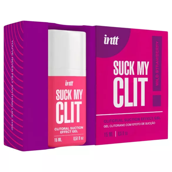 Intt Suck My Clit - żel stymulujący łechtaczkę dla kobiet - truskawkowy (15 ml)
