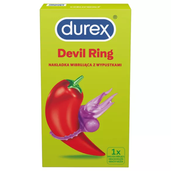 Durex - pierścień wibrujący na penisa - fioletowy