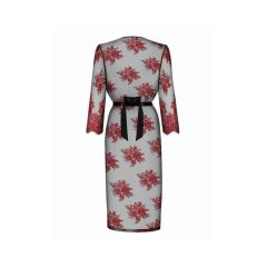 Obsessive Redessia - koronkowe kimono (czerwono-czarne)