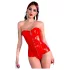 Chilirose CR 4491 - gorset z zamkiem - czerwony