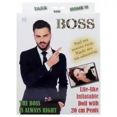   Boss - dmuchana lalka mężczyzna - realistyczny - tworzywo sztuczne