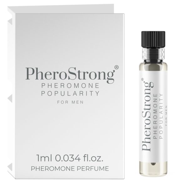 PheroStrong Popularity - Perfumy z feromonami dla mężczyzn (1 ml)