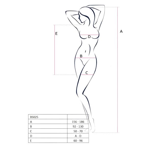 Passion BS025 - sukienka mini z długim rękawem - czarna - S-L