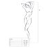 Passion BS031 - otwarty kombinezon (czerwony) - S-L