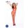 Passion - bodystocking siateczkowy otwarty - czerwony - S-L