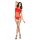 Passion BS035 - koronkowe body z ramiączkami (czerwone) - S-L