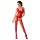 Passion BS046 - kwiecisty siateczkowy zestaw (czerwony) S-L