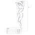 Passion BS053 - koronkowy zestaw z halterem (czarny) - S-L