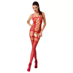 Passion - komplet siateczkowy w kwiaty - czerwony - S-L