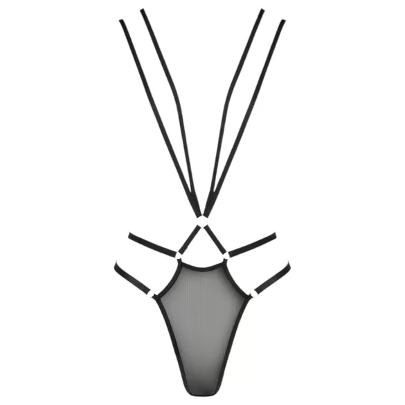 Passion Devil Meggy - metalowy harness body (czarny) - L/XL