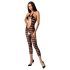 Passion BS081 - czarny kombinezon capri z halterem (S-L)