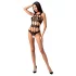 Passion BS083 - body erotyczne z otworami - czarne - S-L