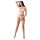 Passion BS083 - ażurowe, otwarte body (biały) - S-L