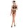Passion BS087 - przezroczyste koronkowe body (czarne) - S-L