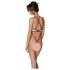Passion Chika – otwarte body (kremowe) - 2XL/3XL