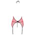 Passion Peonia - top i stringi (czerwone)