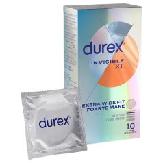 Durex Invisible XL - bardzo duża prezerwatywa (10 szt.)