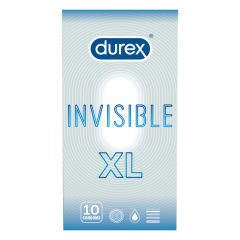 Durex Invisible XL - bardzo duże prezerwatywy (10 sztuk)