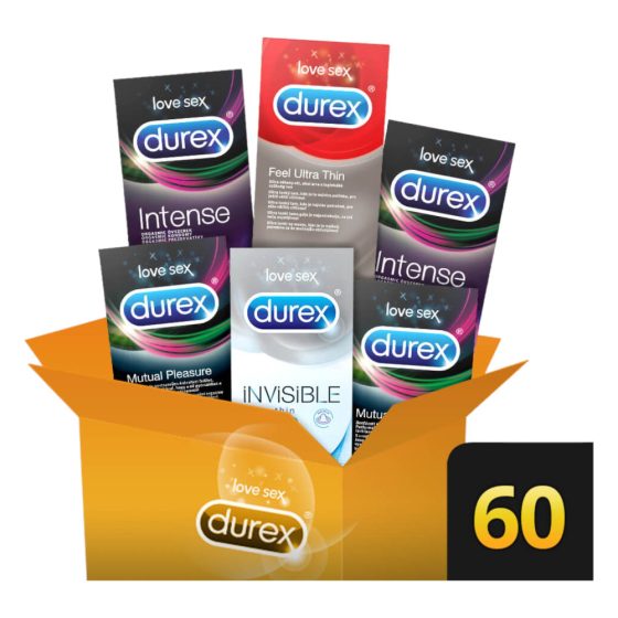 Durex Premium - opakowanie prezerwatyw extra pleasure (6 x 10 sztuk)