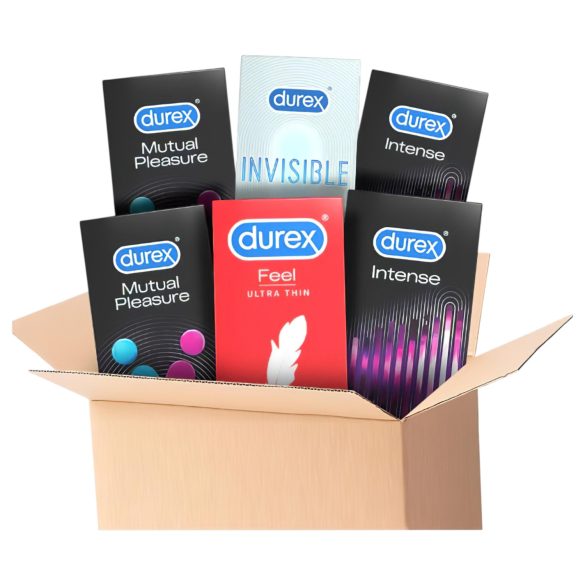 Durex Premium - pakiet prezerwatyw dla dodatkowej przyjemności (6x10 szt.)