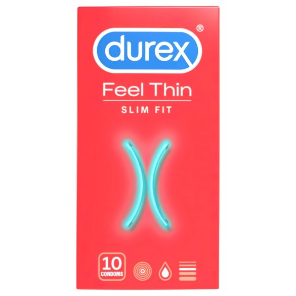 Durex Feel Thin Slim Fit - naturalne odczucia prezerwatywy (10 szt.)