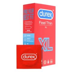 Durex Feel Thin XL - realistyczne prezerwatywy (10 sztuk)