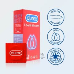   Durex Feel Intimate - opakowanie prezerwatyw cienkościennych (3 x 12 sztuk)