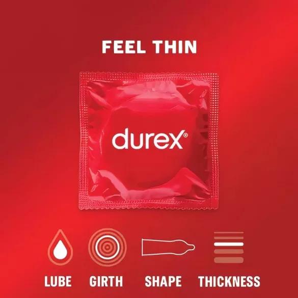 Durex - prezerwatywy ultracienkie - naturalne doznania - 2x12 sztuk