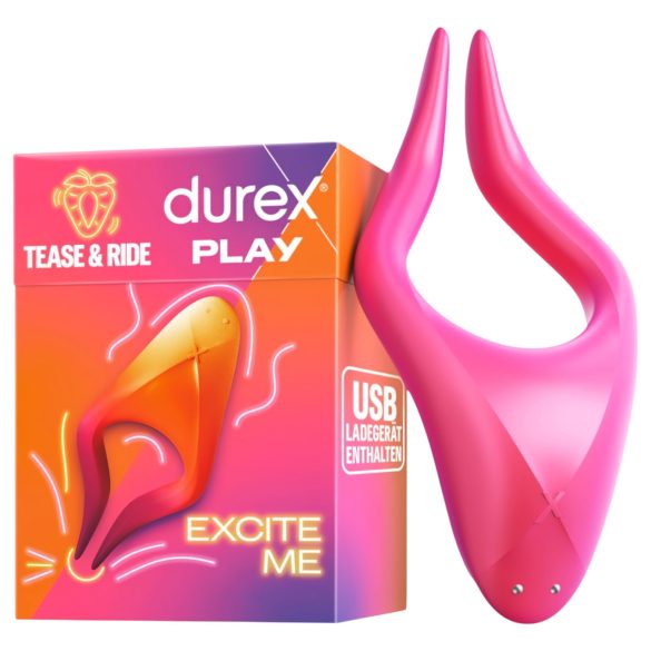 Durex Tease & Ride - stymulant stref erogennych (różowy)