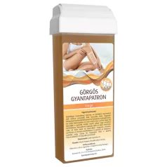 Wosk w rolce z szeroką głowicą (100ml) - żółty