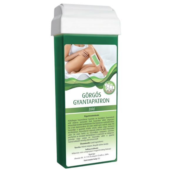 Patron woskowy z szeroką rolką (100ml) - zielony