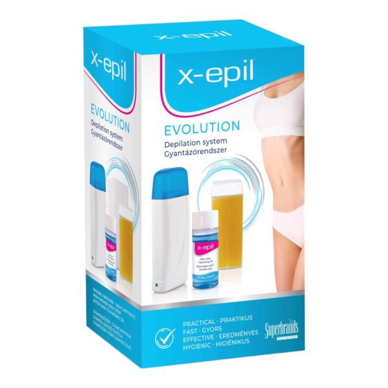 X-Epil Evolution - zestaw do depilacji woskiem