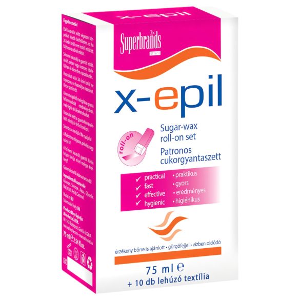 X-Epil - zestaw cukrowy do depilacji z wkładami